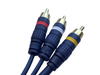 5 Meter RG59 Composite Video & Stereo Audio 3x Male RCA to RCA Cable 5M AV Cable - techexpress nz