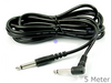 Guitar & Keyboard Cable 5 Meter Lead 6.35mm Mono Jack Plug 1/4" Right Angled - techexpress nz