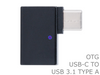 90 Degree Right Angle USB Type C Male to USB 3.1 Type A Female OTG Adapter - techexpress nz