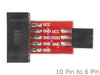 AVR ISP 10pin to 6pin Adaptor for Arduino - techexpress nz