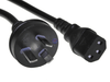 1 Meter 3 pin Male Plug to IEC Female socket computer power cord cable lead 1M - techexpress nz