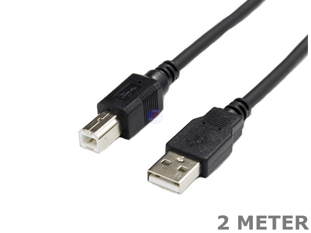 2 Meter USB 2.0 Printer A Male to B Male Plug 2M Lead