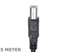 5 Meter USB 2 Printer Cable A to B cord 5M long type A-B lead - techexpress nz