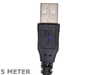 5 Meter USB 2 Printer Cable A to B cord 5M long type A-B lead - techexpress nz