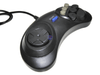 Sega Mega Drive 6 button gamepad joystick game pad controller - techexpress nz