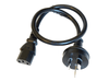 0.5 Meter 3 Pin Male wall plug to IEC Female Socket power cord cable .5M lead - techexpress nz