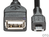 OTG Micro USB to Standard USB Socket Converter Adapter Cable - techexpress nz