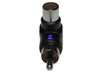 Black Right Angle 90 Degree RCA Phono Male to Female Elbow Port Saver Adapter - techexpress nz