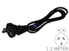 1.2 Meter 2 Pin Figure 8 Power Cable Cord 1.2M Lead - techexpress nz