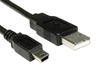 2 Meter USB 2.0 5 Pin Type Mini B Cable 2M Cord - techexpress nz