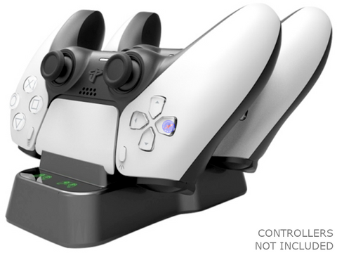 Dual PS5 DualSense Controller Charge Dock - techexpress nz