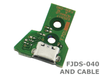 FJDS-040 PS4 Controler USB Charge Port Socket Connector PCB board and cable - techexpress nz