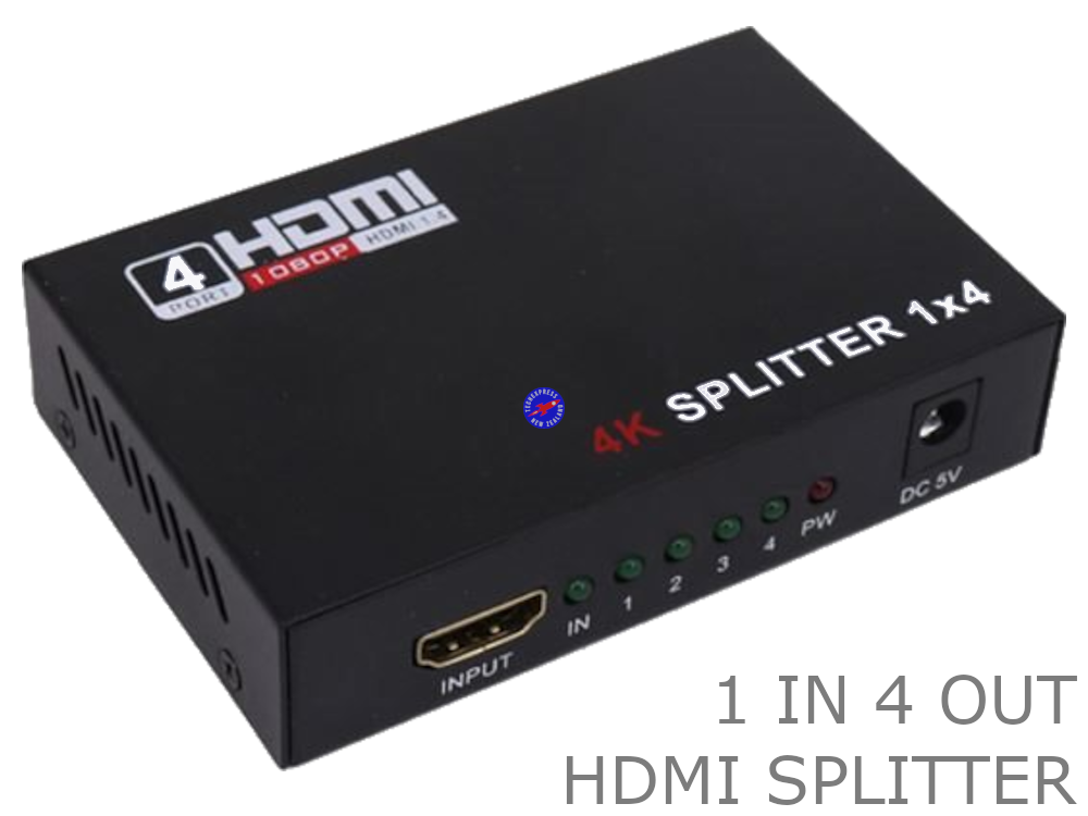 Splitter HDMI 4 Ports Full HD 1080P 3D