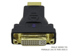 MALE HDMI Plug to Female DVI-I DVI socket video adaptor converter - techexpress nz