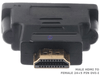 MALE HDMI Plug to Female DVI-I DVI socket video adaptor converter - techexpress nz