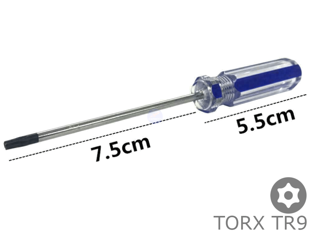 Magnetic TR9 Torx Security Screwdriver for Tamper Resistant T9