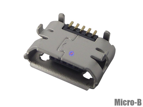 5 Pin Micro USB Type B PCB Solder Socket Connector for DIY Repair - techexpress nz