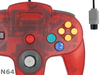 NEW Translucent Red game controller gamepad joystick for Nintendo 64 N64 - techexpress nz