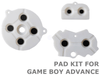 New 3 Piece Conductive Rubber Button Pad Kit for Nintendo Game Boy Advance GBA - techexpress nz