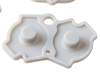 New 3 Piece Conductive Rubber Button Pad Kit for Nintendo Game Boy Advance GBA - techexpress nz