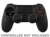 Black Anti-Slip Silicone Rubber PS4 Controller Protective Sleeve Grip Cover - techexpress nz