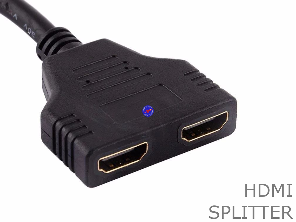 HDMI Splitter 2 Way 1 In 2 Out Y Adapter Cable