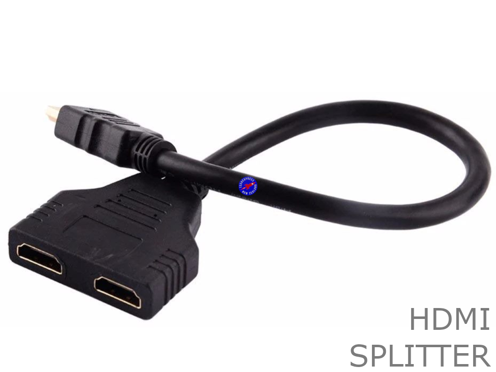 Splitter Cable Male To Dual Hdmi 2 Female Y Adapter