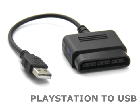 Playstation 2 PS2 Dualshock Controller to USB PC PS3 Adapter Converter - techexpress nz