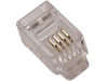 RJ11 Crimp Telephone Fax Modem Plug Connector for Stranded Cable 6P4C - techexpress nz
