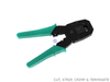 Network RJ45 RJ12 RJ11 Cat5 LAN Cable Plug Cut Strip & Crimp Tool Kit - techexpress nz