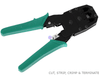 Network RJ45 RJ12 RJ11 Cat5 LAN Cable Plug Cut Strip & Crimp Tool Kit - techexpress nz