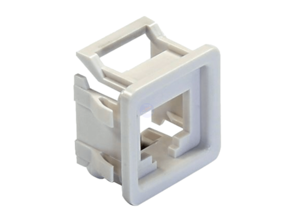 10x White RJ45 Keystone to PDL600 Series Compatible Modular Clips ...