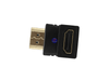 Right Angle 90 Degree 90° DOWN HDMI Male to Female Elbow Port Saver - techexpress nz