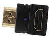 Right Angle 90 Degree 90° DOWN HDMI Male to Female Elbow Port Saver - techexpress nz