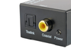 S/PDIF Toslink and Coaxial Digital to Analogue Stereo Audio RCA Converter DAC - techexpress nz