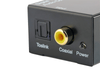 SPDIF Toslink and Coaxial Digital to Analogue Stereo Audio RCA Converter DAC - techexpress nz