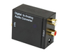 SPDIF Toslink and Coaxial Digital to Analogue Stereo Audio RCA Converter DAC - techexpress nz