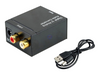 SPDIF Toslink and Coaxial Digital to Analogue Stereo Audio RCA Converter DAC - techexpress nz