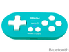 8BitDo Zero 2 Turquoise Bluetooth Wireless Controller for Switch PC Mac Android - techexpress nz