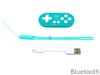 8BitDo Zero 2 Turquoise Bluetooth Wireless Controller for Switch PC Mac Android - techexpress nz