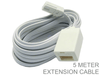 5 Meter Male to Female BT Telephone Extension Cable - techexpress nz