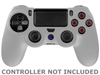 White Anti-Slip Silicone Rubber PS4 Controller Protective Sleeve Grip Cover - techexpress nz