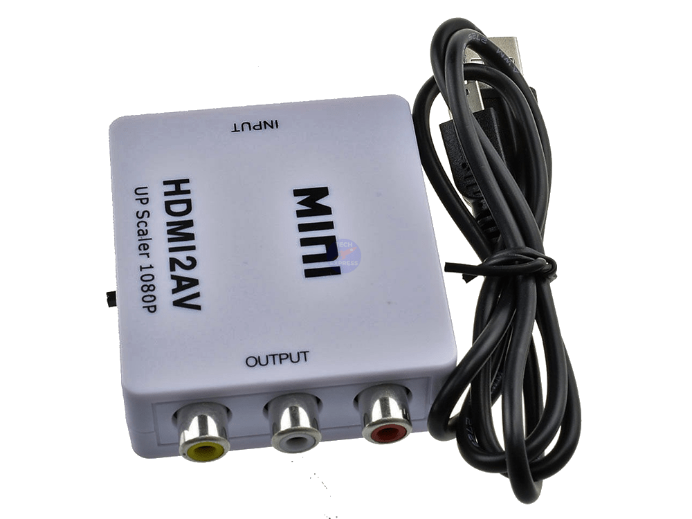 HDMI to AV RCA 1080P Composite Audio Video CVBS Adapter