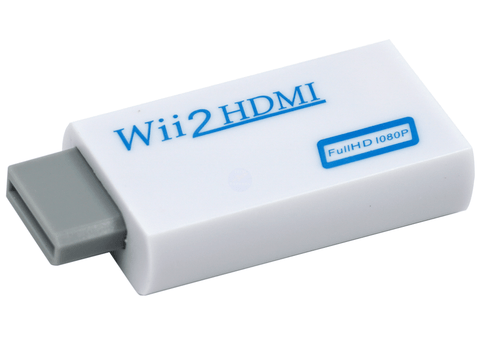 Nintendo Wii AV Video to HDMI adapter converter 720p Full HD 1080p upscaling - techexpress nz