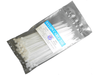 Cable Ties White Nylon 2.5mm x 100mm 2.5x100mm 100 Piece Pack - techexpress nz