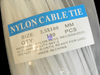 Cable Ties White Nylon 2.5mm x 100mm 2.5x100mm 100 Piece Pack - techexpress nz