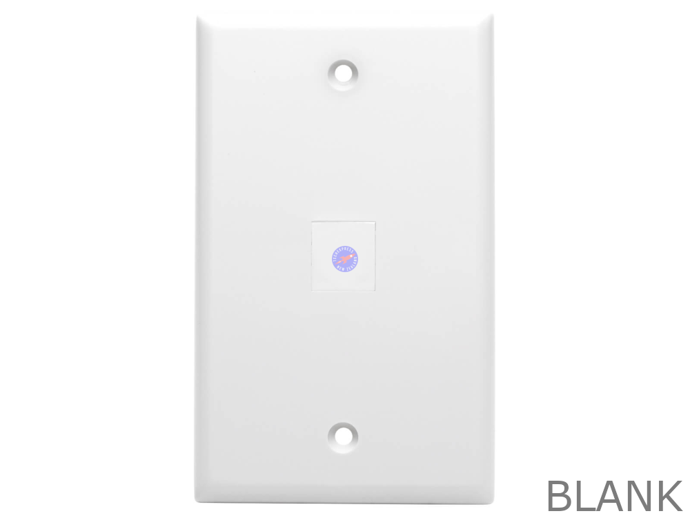 Blank Keystone Clip In Insert for Empty Jack Socket Outlet Wall Plate ...