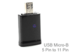Micro USB 11 pin plug to 5 pin socket adapter for Samsung MHL HDMI converter - techexpress nz