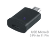 Micro USB 11 pin plug to 5 pin socket adapter for Samsung MHL HDMI converter - techexpress nz