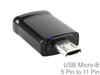 Micro USB 11 pin plug to 5 pin socket adapter for Samsung MHL HDMI converter - techexpress nz